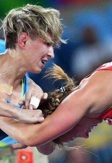 2016 Summer Olympics. Freestyle wrestling. Women. Day Two