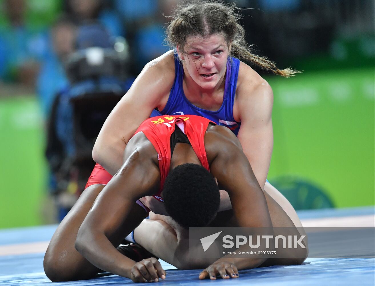 2016 Summer Olympics. Freestyle wrestling. Women. Day Two