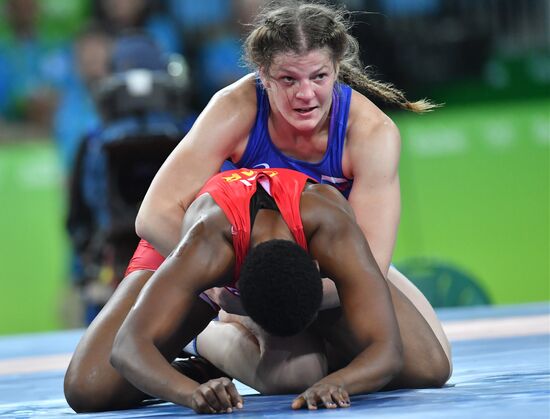 2016 Summer Olympics. Freestyle wrestling. Women. Day Two