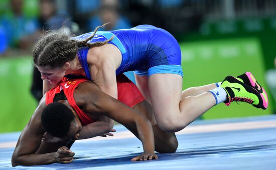 2016 Summer Olympics. Freestyle wrestling. Women. Day Two