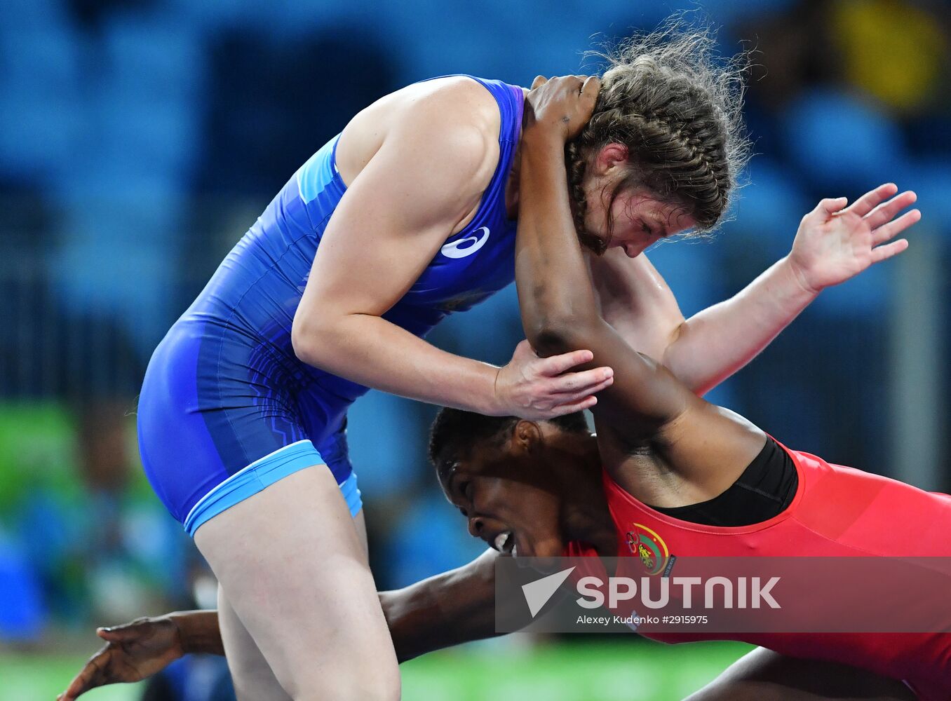 2016 Summer Olympics. Freestyle wrestling. Women. Day Two