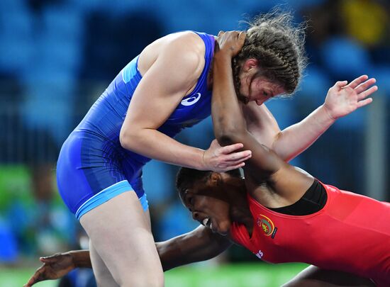 2016 Summer Olympics. Freestyle wrestling. Women. Day Two