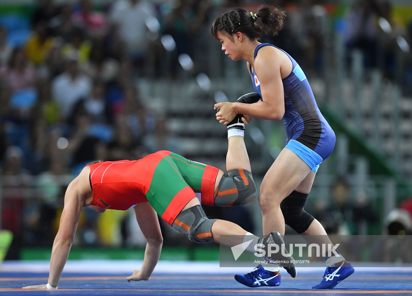 2016 Summer Olympics. Freestyle wrestling. Women. Day Two