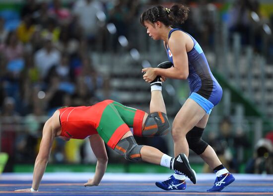 2016 Summer Olympics. Freestyle wrestling. Women. Day Two