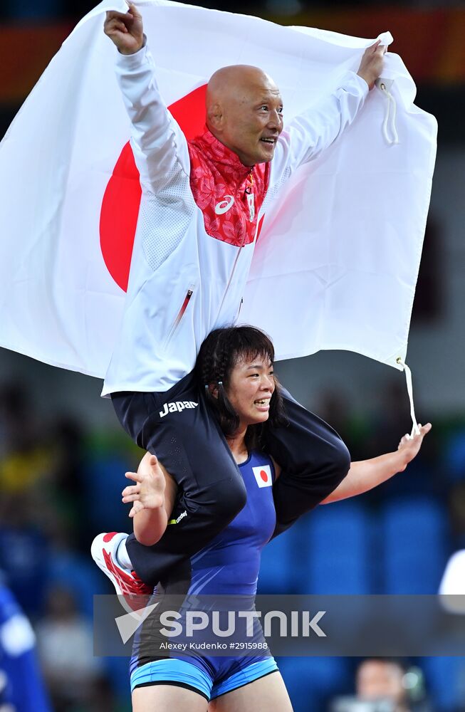 2016 Summer Olympics. Freestyle wrestling. Women. Day Two