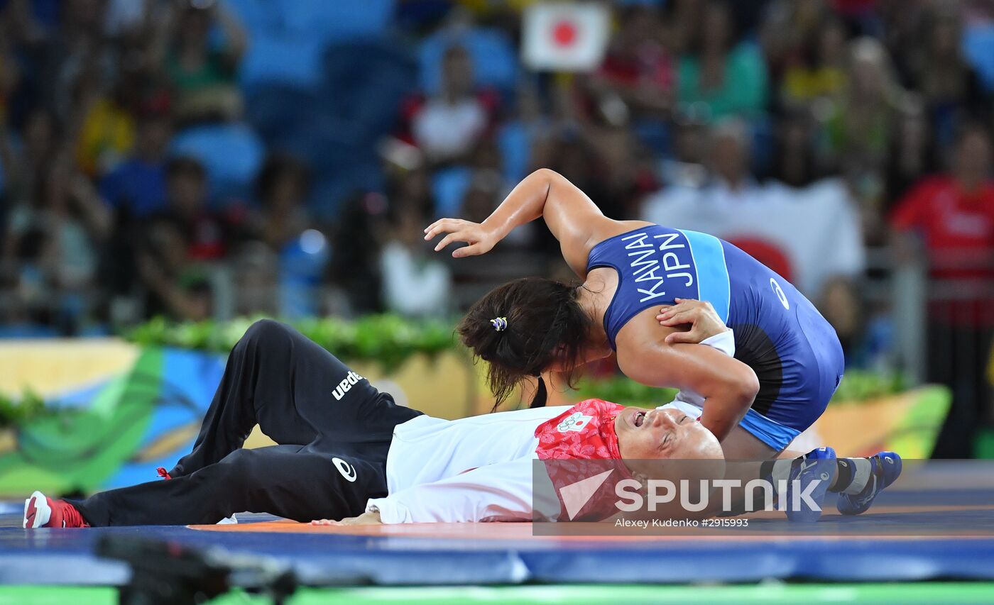 2016 Summer Olympics. Freestyle wrestling. Women. Day Two