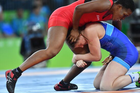 2016 Summer Olympics. Freestyle wrestling. Women. Day Two