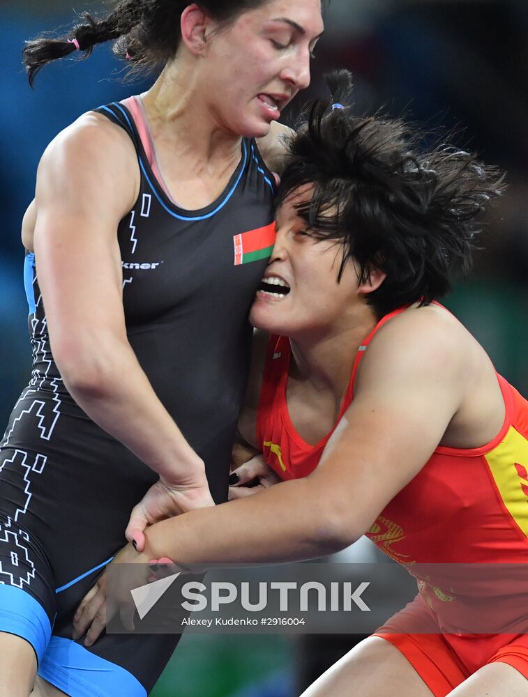 2016 Summer Olympics. Freestyle wrestling. Women. Day Two