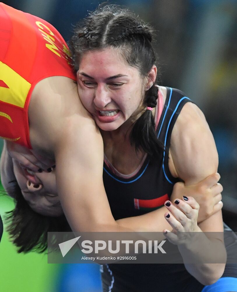 2016 Summer Olympics. Freestyle wrestling. Women. Day Two