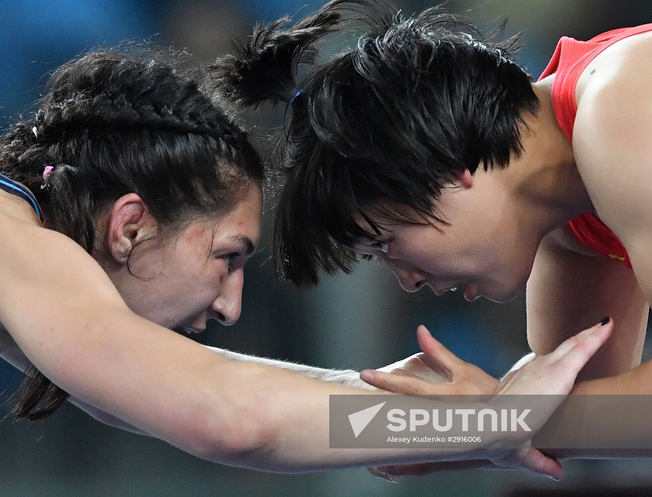 2016 Summer Olympics. Freestyle wrestling. Women. Day Two