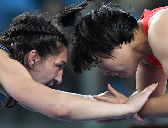 2016 Summer Olympics. Freestyle wrestling. Women. Day Two