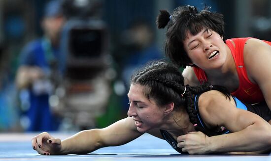 2016 Summer Olympics. Freestyle wrestling. Women. Day Two