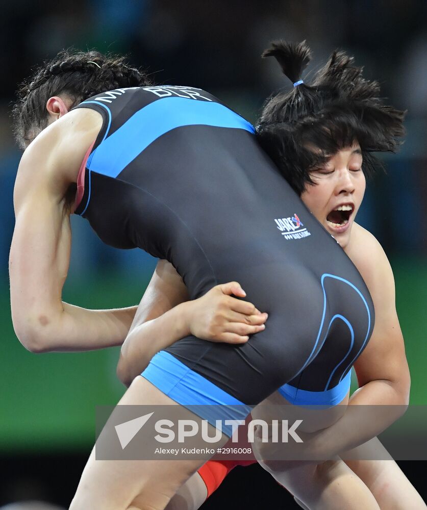 2016 Summer Olympics. Freestyle wrestling. Women. Day Two