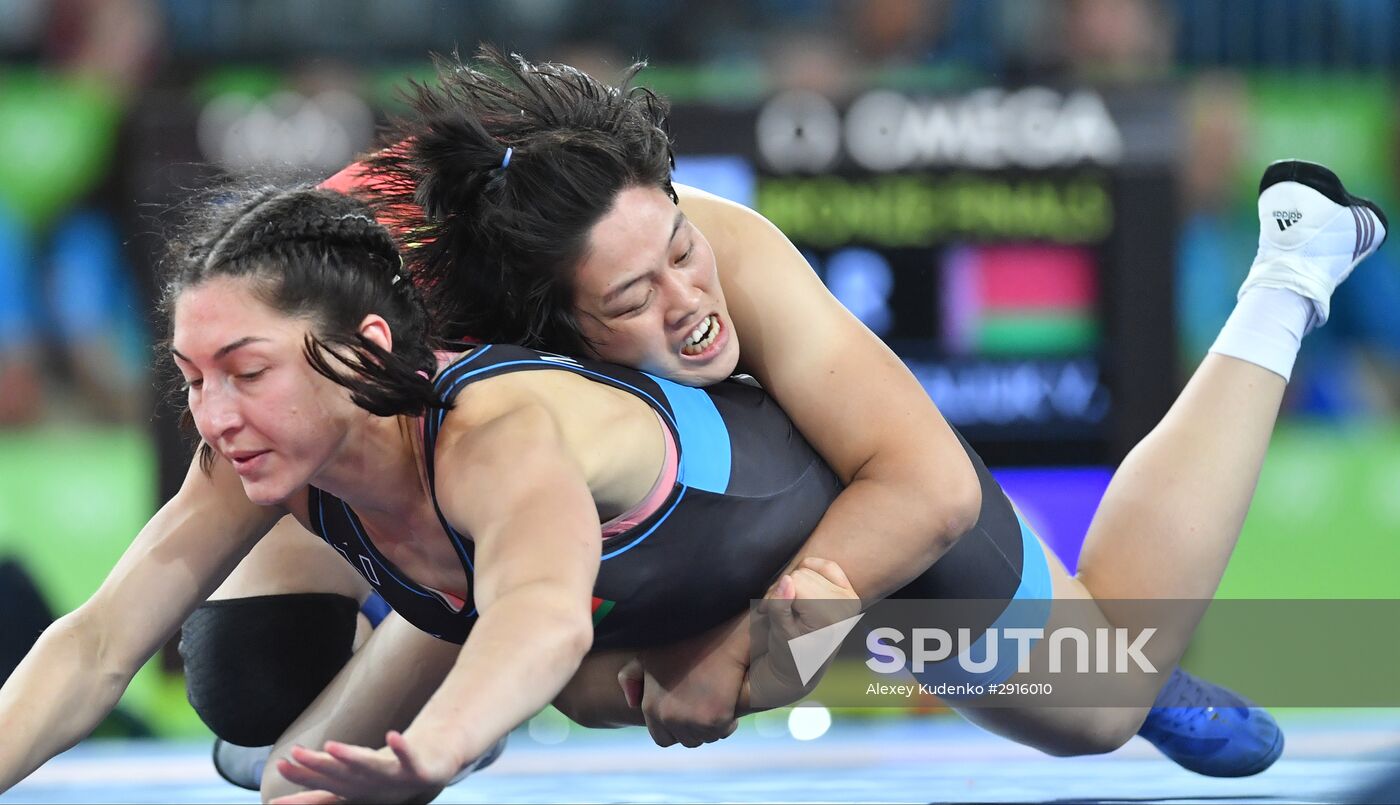 2016 Summer Olympics. Freestyle wrestling. Women. Day Two