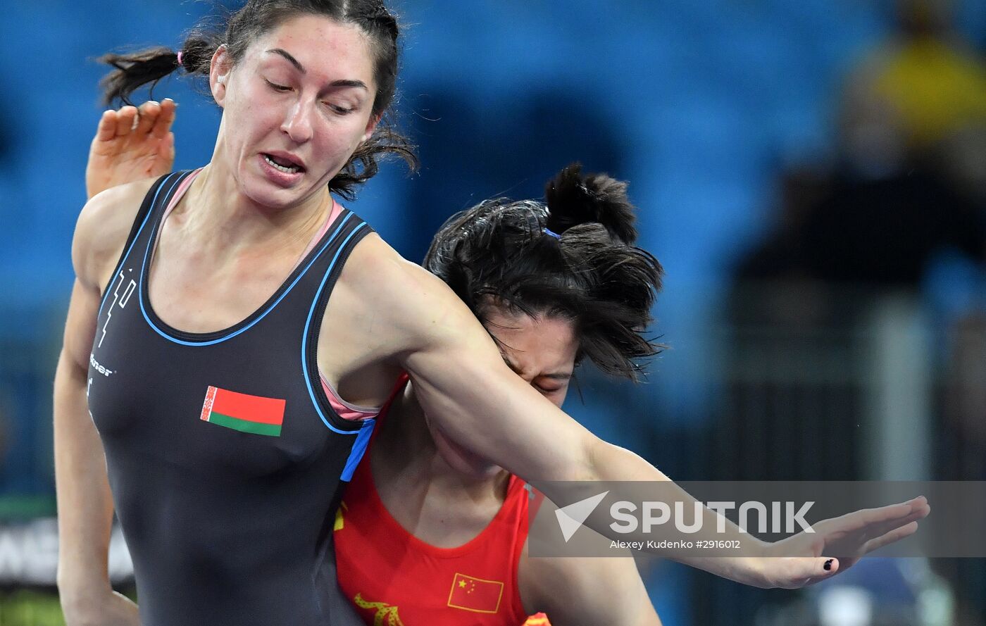 2016 Summer Olympics. Freestyle wrestling. Women. Day Two