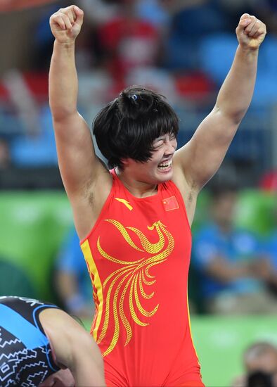 2016 Summer Olympics. Freestyle wrestling. Women. Day Two