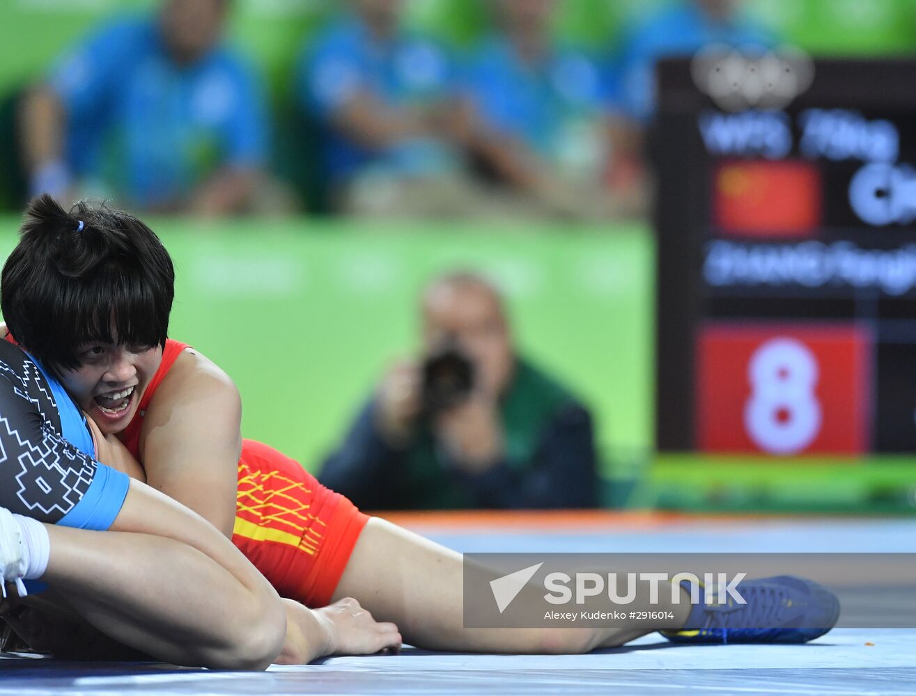 2016 Summer Olympics. Freestyle wrestling. Women. Day Two