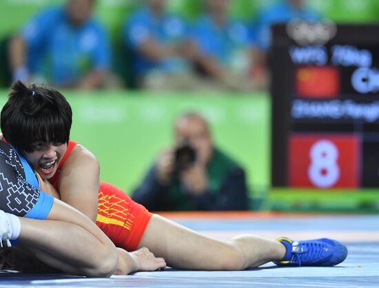 2016 Summer Olympics. Freestyle wrestling. Women. Day Two