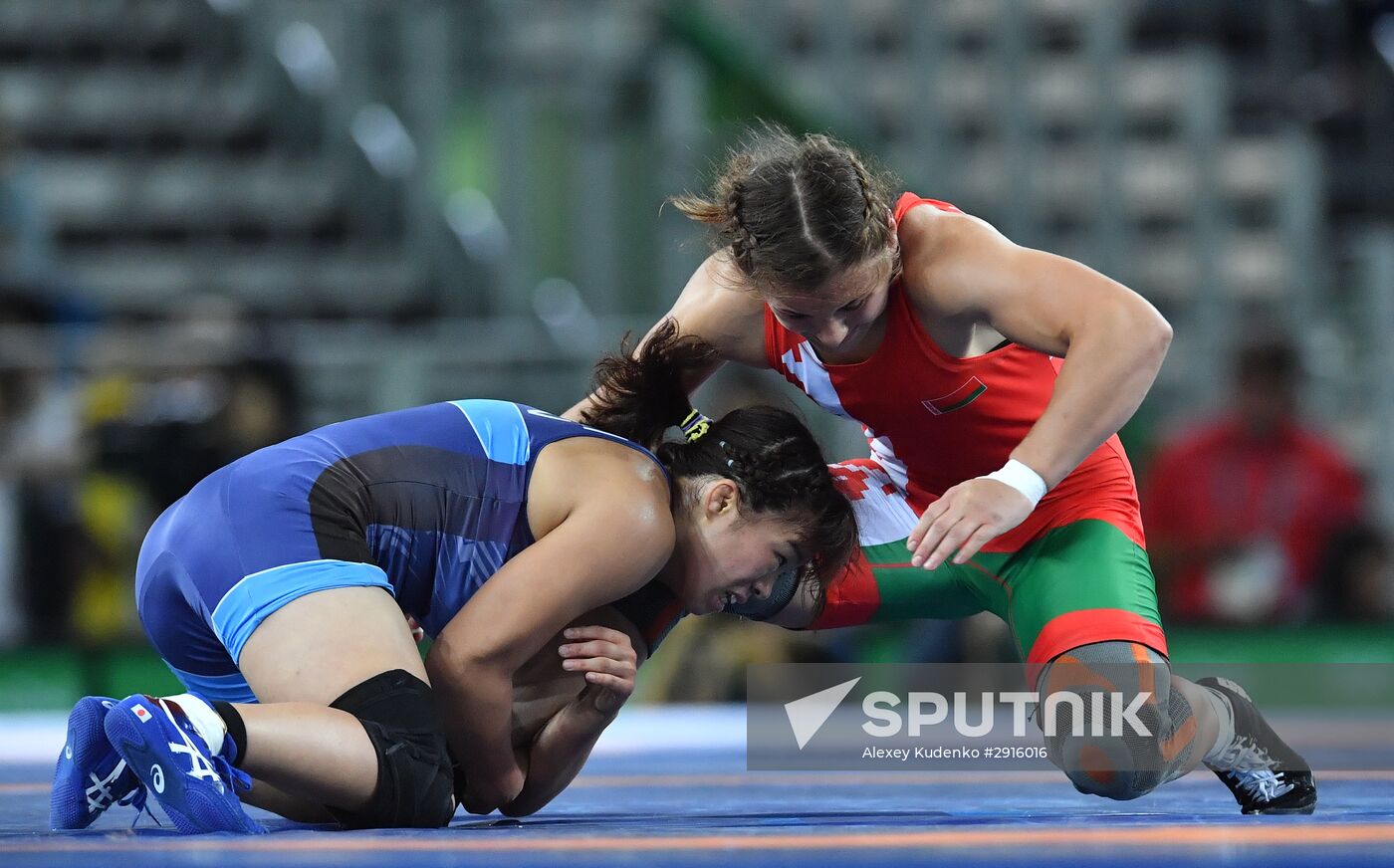 2016 Summer Olympics. Freestyle wrestling. Women. Day Two