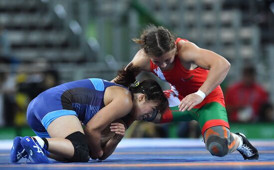 2016 Summer Olympics. Freestyle wrestling. Women. Day Two