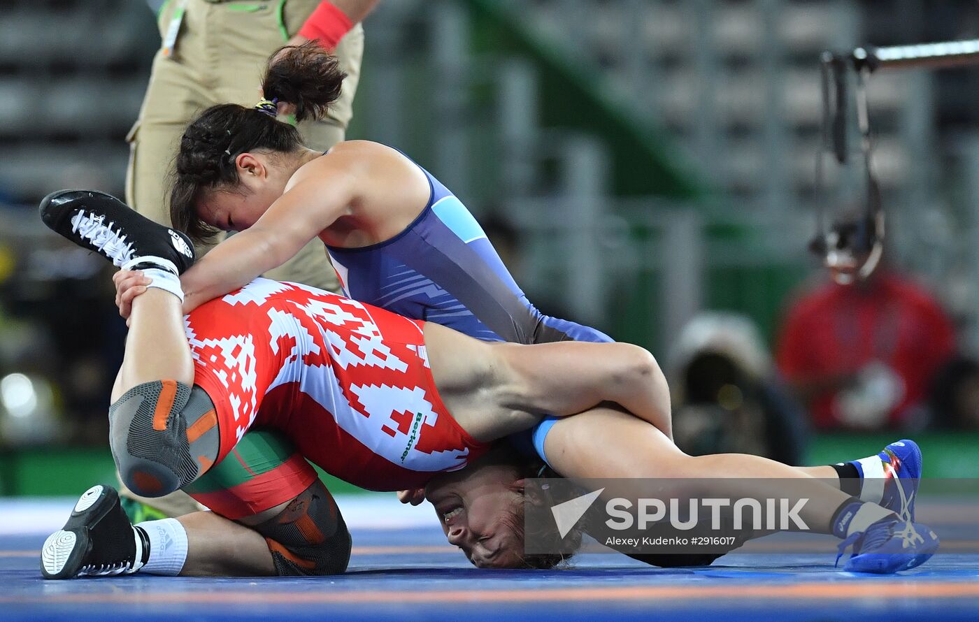 2016 Summer Olympics. Freestyle wrestling. Women. Day Two