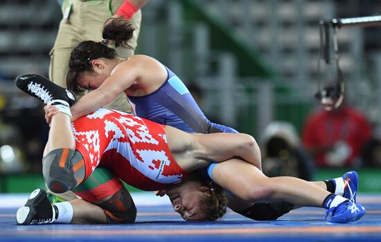 2016 Summer Olympics. Freestyle wrestling. Women. Day Two