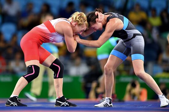 2016 Summer Olympics. Freestyle wrestling. Women. Day Two