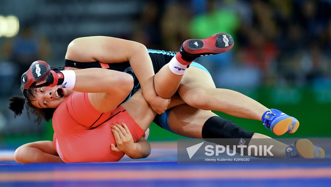 2016 Summer Olympics. Freestyle wrestling. Women. Day Two