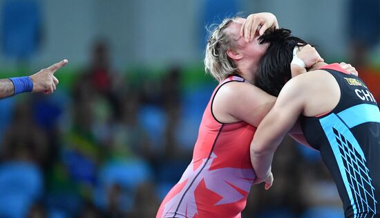 2016 Summer Olympics. Freestyle wrestling. Women. Day Two