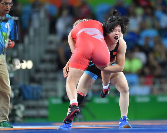 2016 Summer Olympics. Freestyle wrestling. Women. Day Two