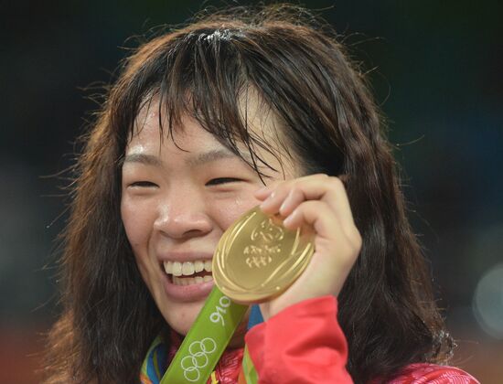 2016 Summer Olympics. Freestyle wrestling. Women. Day Two