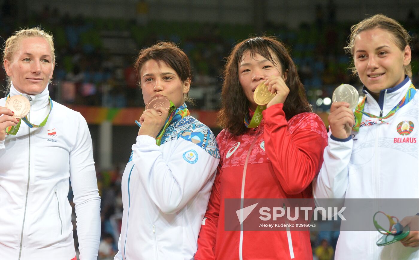 2016 Summer Olympics. Freestyle wrestling. Women. Day Two