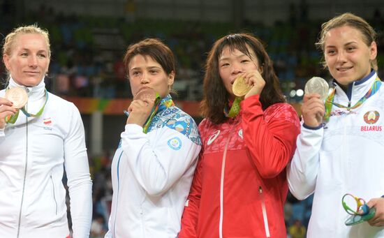 2016 Summer Olympics. Freestyle wrestling. Women. Day Two