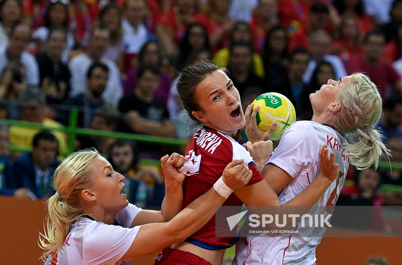 2016 Summer Olympics. Handball. Women. Norway vs. Russia