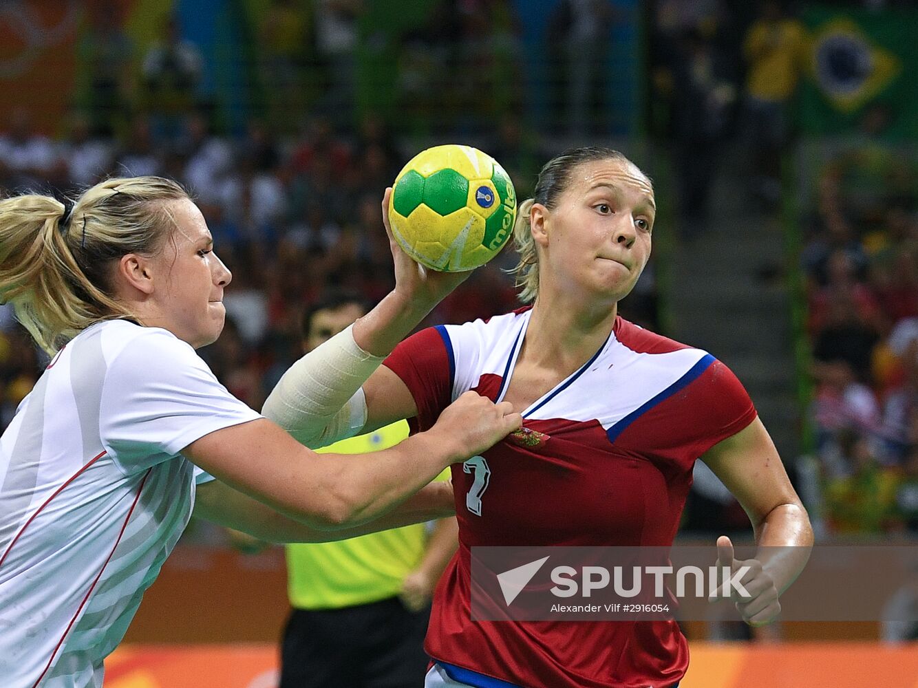 2016 Summer Olympics. Handball. Women. Norway vs. Russia