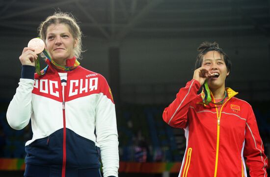 2016 Summer Olympics. Freestyle wrestling. Women. Day Two