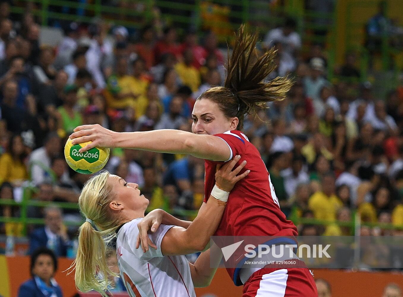 2016 Summer Olympics. Handball. Women. Norway vs. Russia