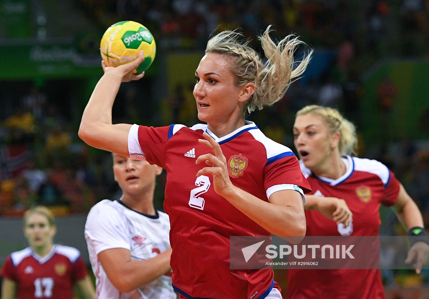 2016 Summer Olympics. Handball. Women. Norway vs. Russia