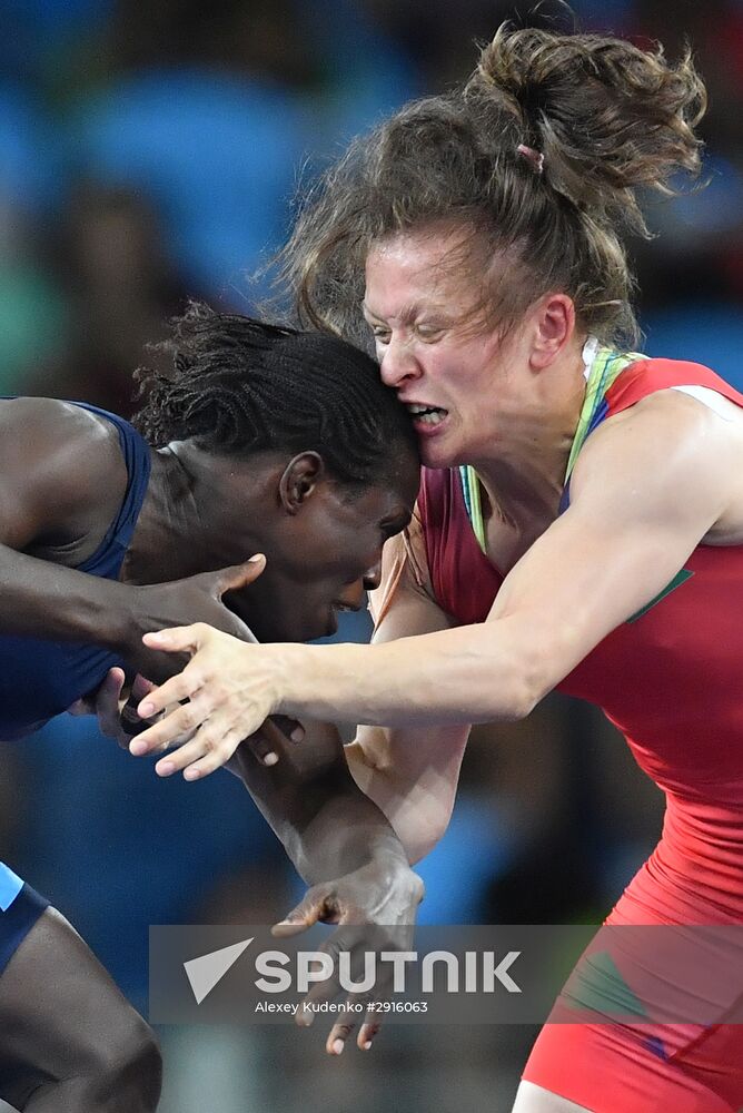 2016 Summer Olympics. Freestyle wrestling. Women. Day Two