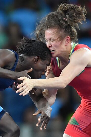 2016 Summer Olympics. Freestyle wrestling. Women. Day Two