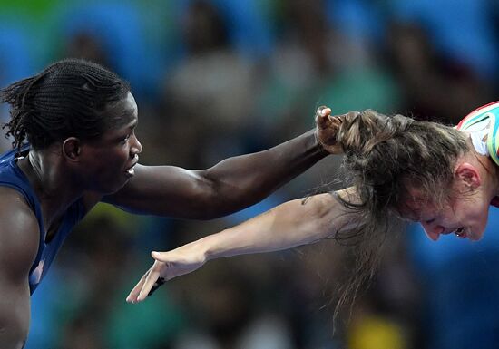 2016 Summer Olympics. Freestyle wrestling. Women. Day Two
