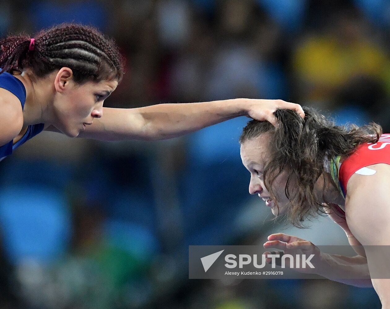2016 Summer Olympics. Freestyle wrestling. Women. Day Two