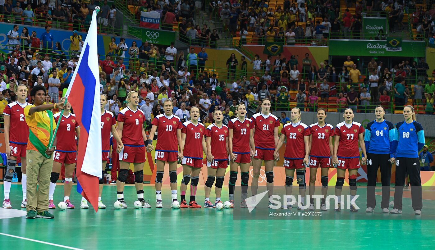 2016 Summer Olympics. Handball. Women. Norway vs. Russia