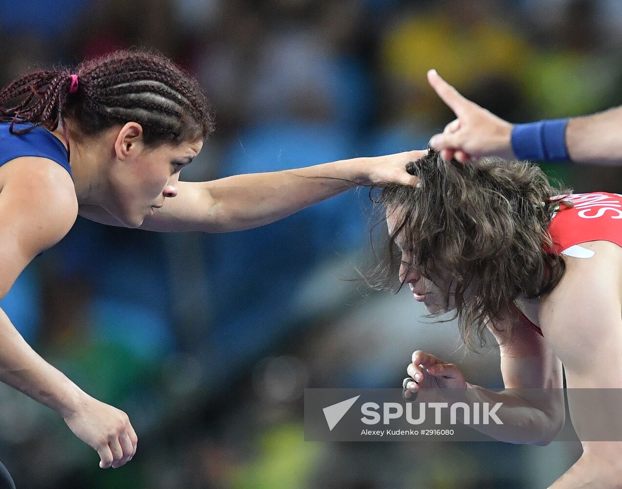 2016 Summer Olympics. Freestyle wrestling. Women. Day Two