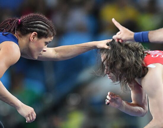 2016 Summer Olympics. Freestyle wrestling. Women. Day Two