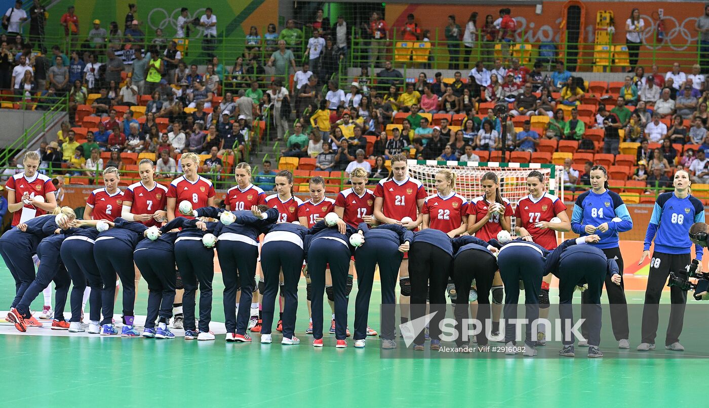 2016 Summer Olympics. Handball. Women. Norway vs. Russia