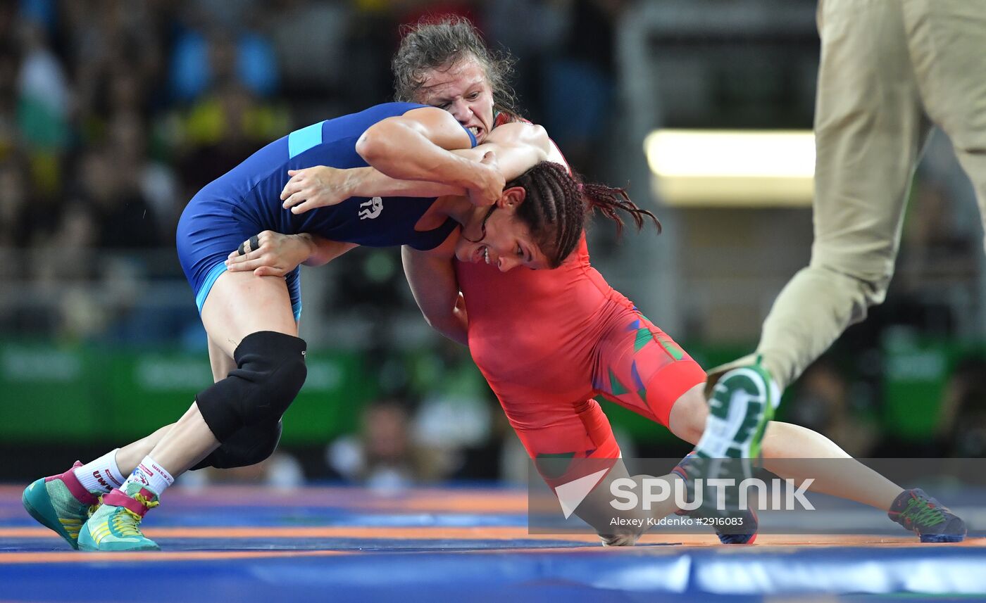 2016 Summer Olympics. Freestyle wrestling. Women. Day Two