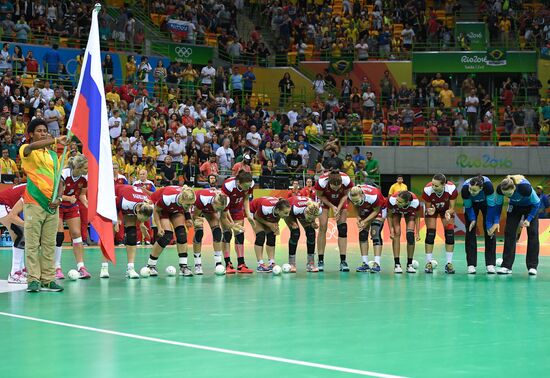 2016 Summer Olympics. Handball. Women. Norway vs. Russia