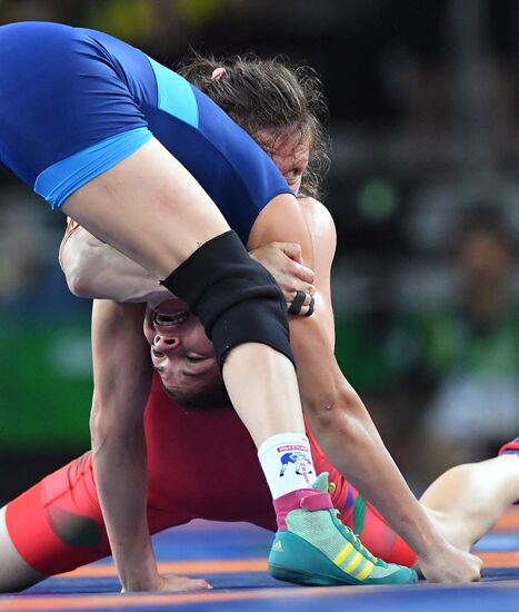 2016 Summer Olympics. Freestyle wrestling. Women. Day Two