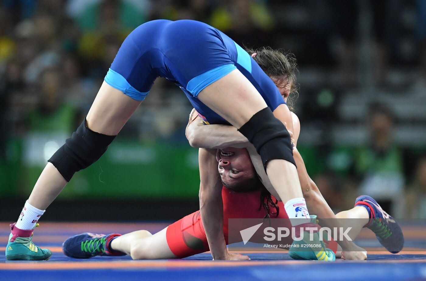2016 Summer Olympics. Freestyle wrestling. Women. Day Two